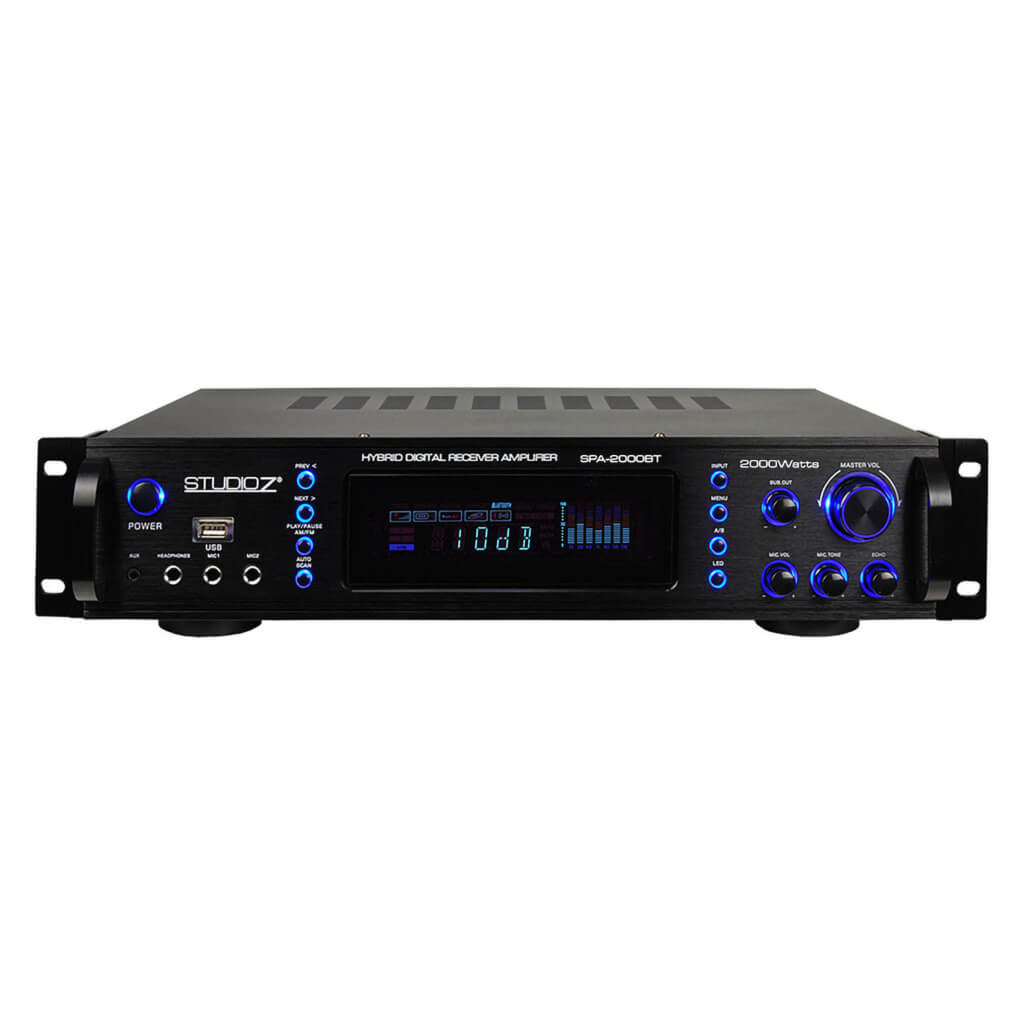 Studio Z Sintonizador Receptor Bluetooth 90W AM/FM, HOME SPA-2000BT