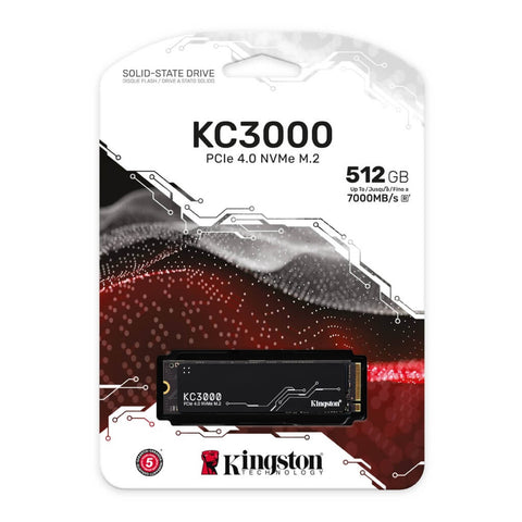 Kingston Unidad de Estado Sólido Interno 512GB, KC3000