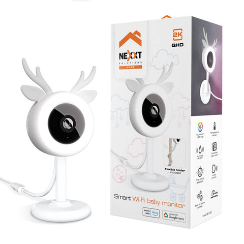 ▷ Nexxt Solutions Cámara Monitor Inteligente Wi-Fi para Bebé, NHC-B100 ©