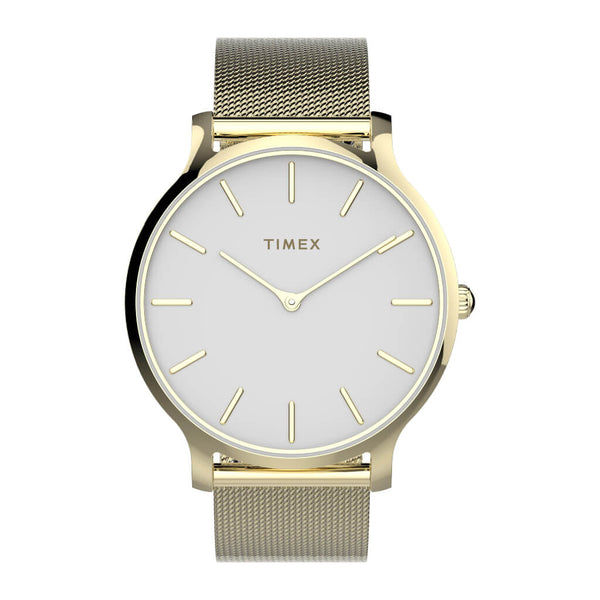 Timex Reloj Análogo para Mujer Transcend Acero Inoxidable, TW2T74100UJ