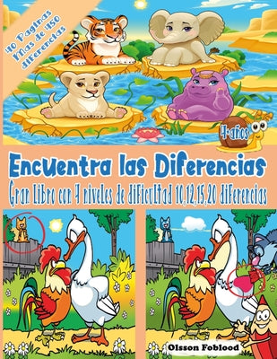 ▷ Encuentra las Diferencias: Mi Gran Libro de las Diferencias, Busca y E ©
