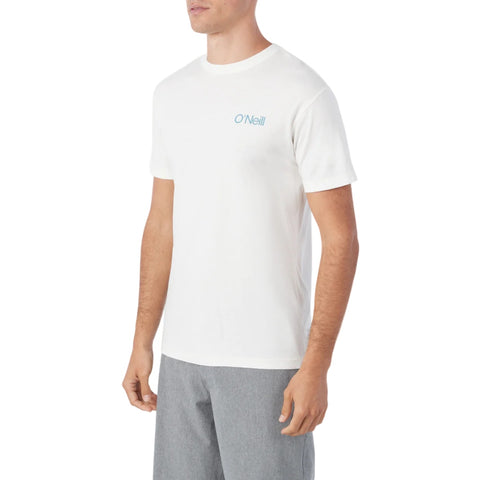 Oneill Camiseta Manga Corta OG Aloha hour Blanco, para Hombre