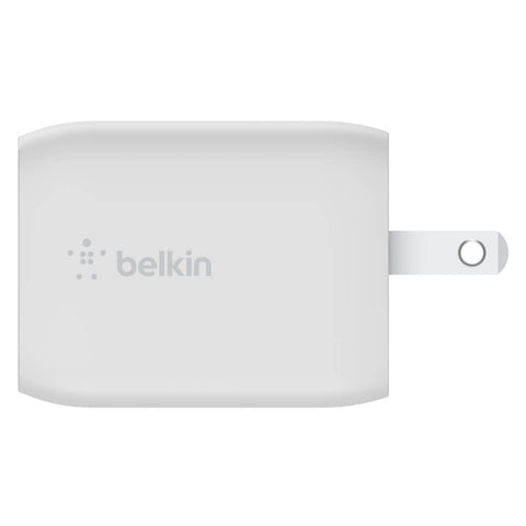 Belkin Cargador de Pared BoostCharge Pro Dual USB-C GaN PPS 65W, WCH013DQ