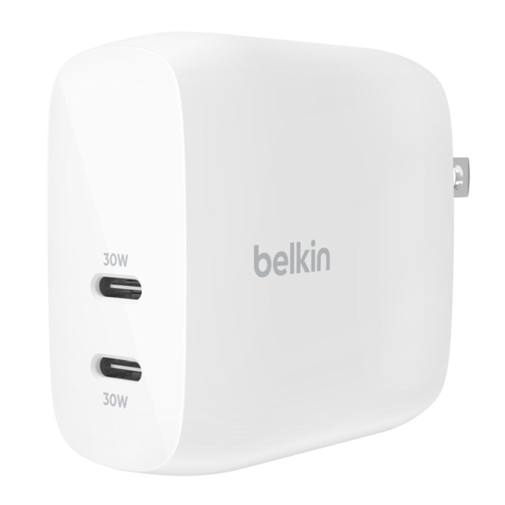 Belkin Cargador de Pared USB-C con PPS 60W, WCB010dqWH