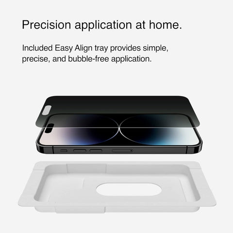 Belkin Protector de Pantalla Templado para Apple iPhone 15 Pro Max, SFA110ec