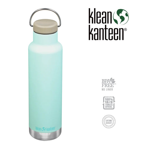 Klean Kanteen Botella Clásica Insulada Loop Cap, 20 Oz
