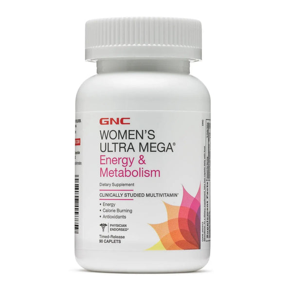 GNC Suplemento Alimenticio Womens Ultra Mega Energy & Metabolism, 90 Cápsulas