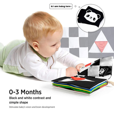 Miomu Libro Estimulación Visual para Bebés