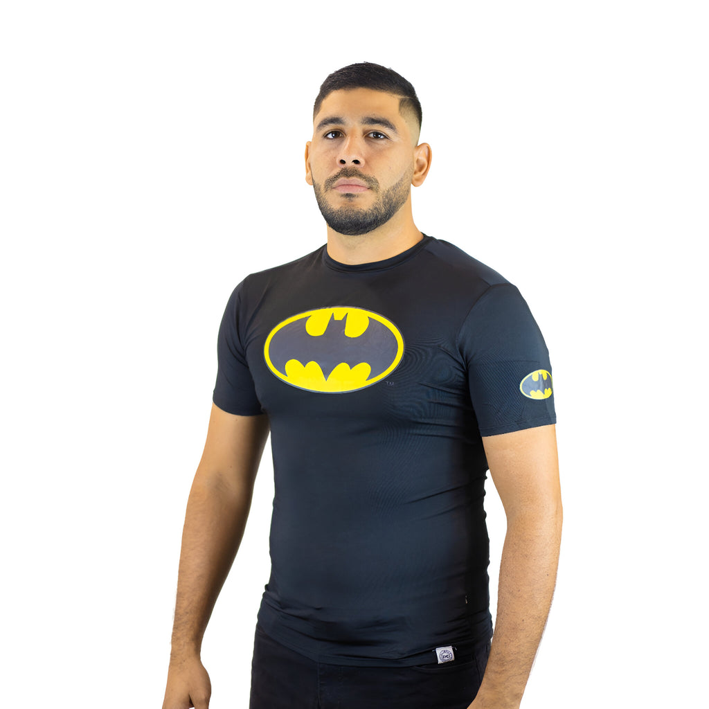 Miomu Camiseta para Caballero DC Comics Batman, Negro