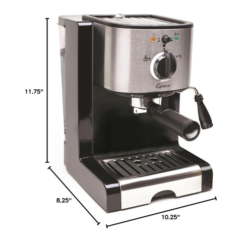 Capresso Máquina de Café Espresso y Cappuccino Semiautomática (EC100)