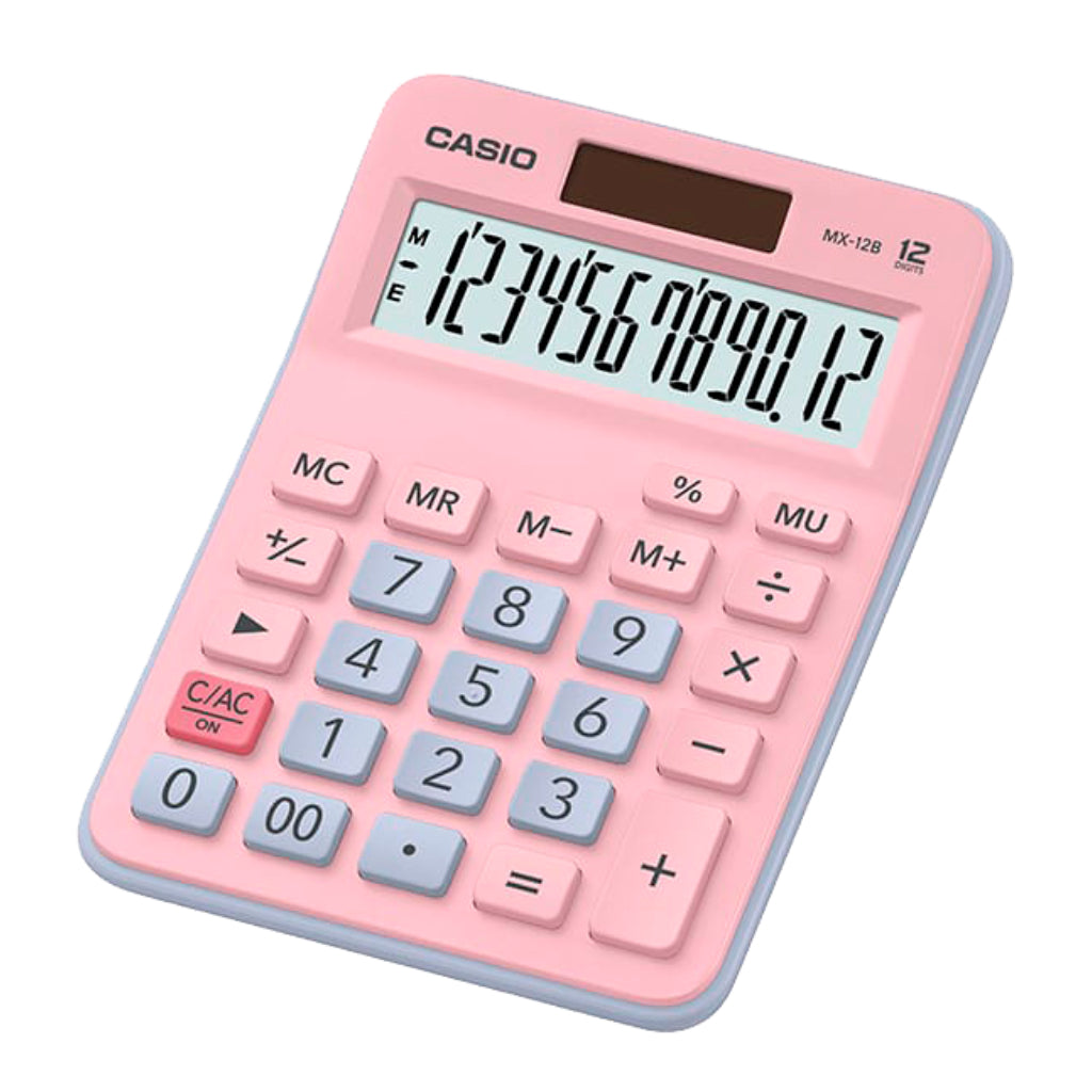 Casio Calculadora de Escritorio, MX-12B-PKLB