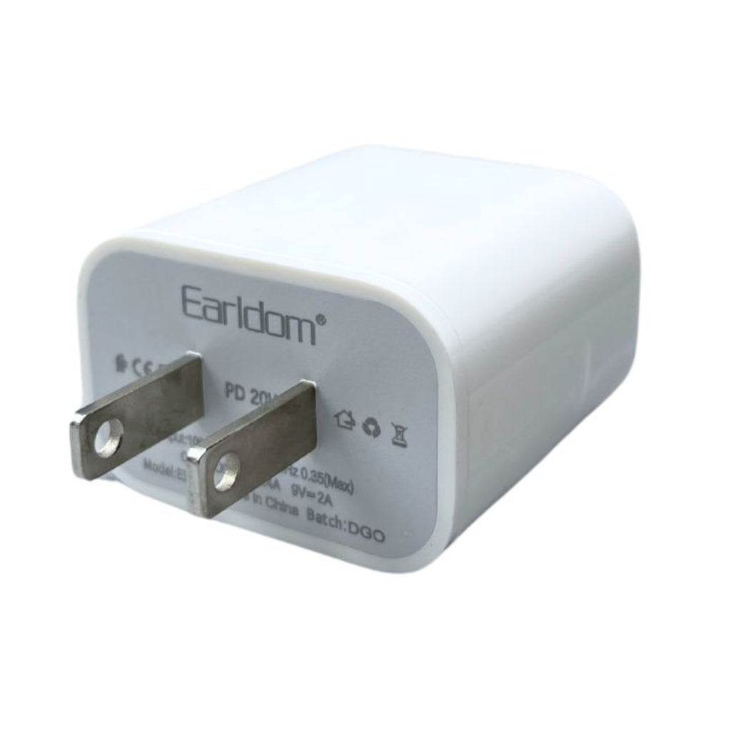 Earldom Cargador de Pared con Cable USB-C a Lightning, ES-US2I