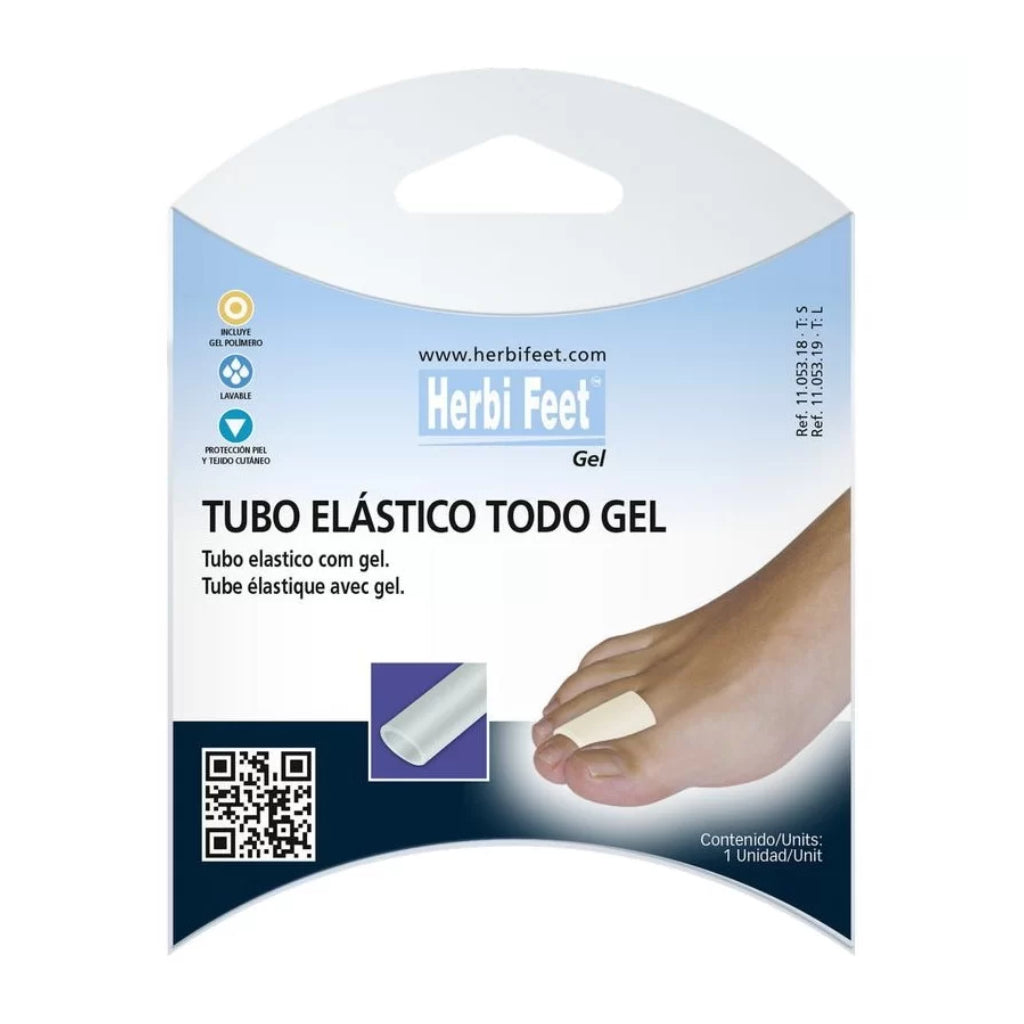 Herbitas Tubo Protector Elástico de Gel para Dedos