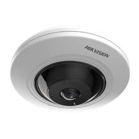 Hikvision Cámara de Seguridad Fisheye de Red Fija 5MP para Interiores, DS-2CD2955G0-ISU1.05mm