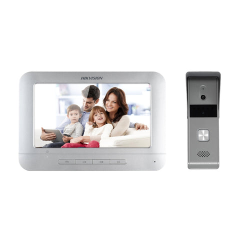Hikvision Sistema de Intercomunicación de Vídeo Alámbrico (DS-KIS203T)