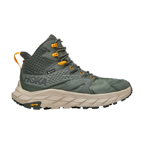 Hoka Zapatos Hiking Anacapa Mid GTX Olivo/Beige, para Hombre