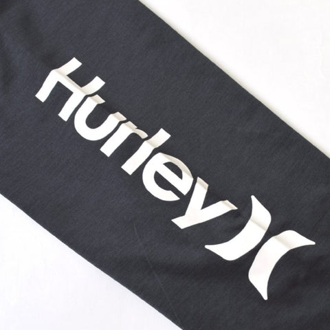 Hurley Camiseta Manga Larga One y Only Negra, para Hombre