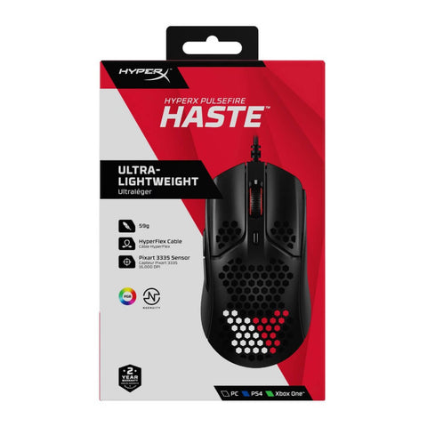 HyperX Mouse Alámbrico Gaming Pulsefire Haste, 4P5P9AA