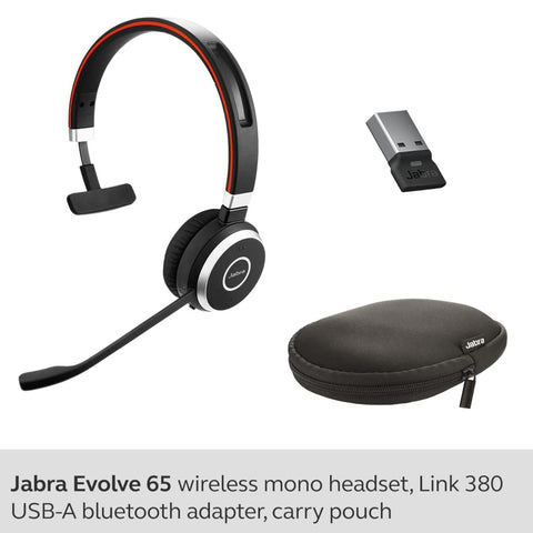 Jabra Audífonos Inalámbricos de Diadema Evolve 65 SE MS Mono
