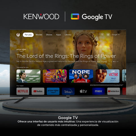 Kenwood Pantalla 50" Smart TV 4K UHD, LTK-K50B53G4