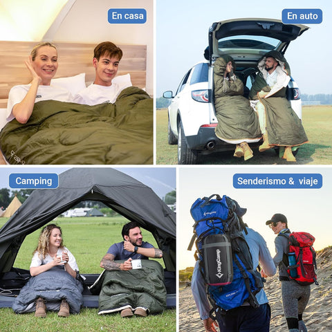 KingCamp Bolsa de Dormir para Camping Oasis 250