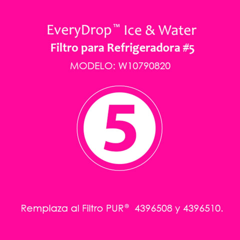 KitchenAid Filtro de Agua para Refrigeradora #5 (W10790820)