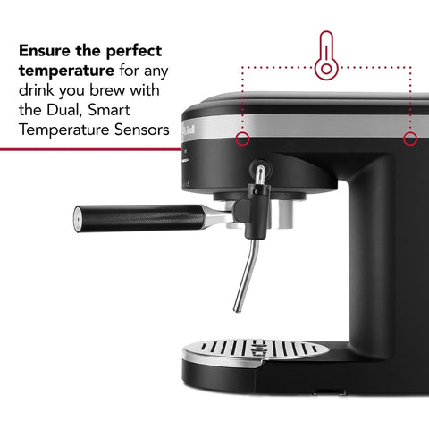KitchenAid Máquina para Café Espresso Semiautomática (KES6403BM)