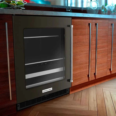 KitchenAid Mini Refrigerador de Bebidas 24" con Puerta Vidrio (KUBL314KBS)