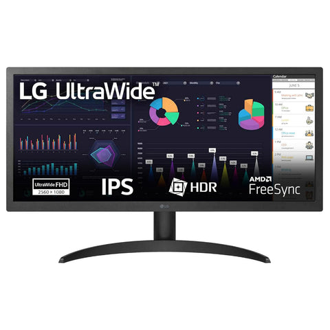 LG Monitor 26" Ultra Wide FHD Slim, 26WQ500-B
