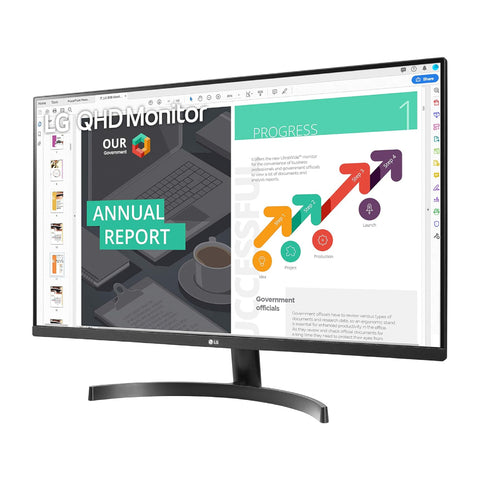 LG Monitor 31.5" QHD Slim, 32QN600-B