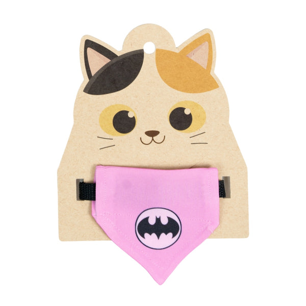 Kmood Bandana para Mascota Pequeña Batman Rosa