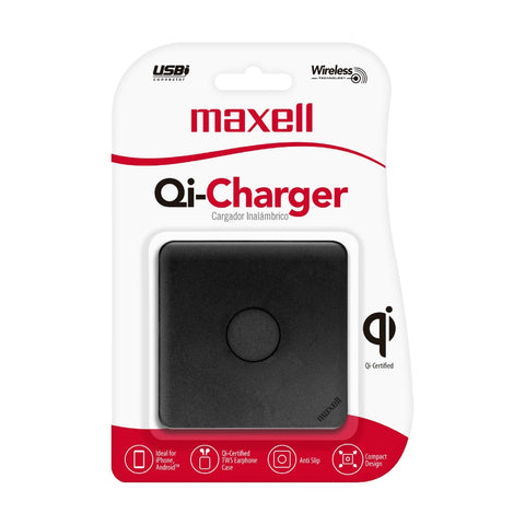 Maxell Cargador Inalámbrico Qi-Charger 5W