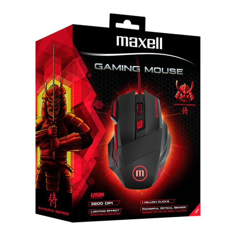 Maxell Mouse Alámbrico Gaming Samurai Series Edition MOWR-MXG