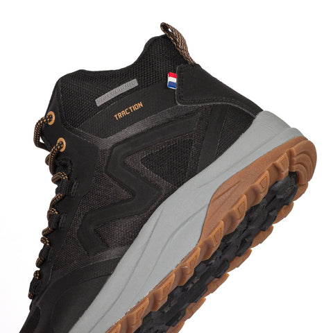 Michelin Zapatos Hiking Mont Blanc Negro/Camel, para Hombre