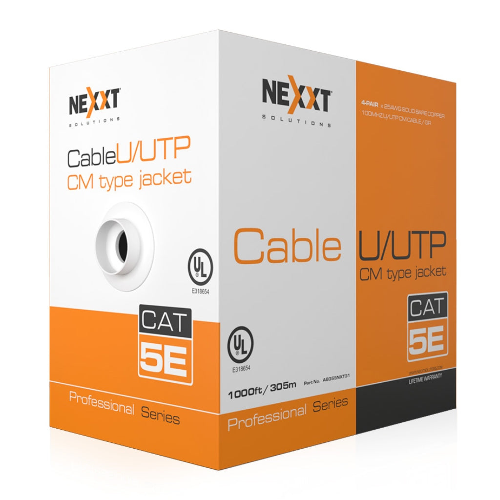 Nexxt Solutions Cable de Red U/UTP Cat 5e, 305 Metros