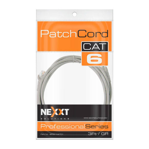 Nexxt Solutions Infrastructure Cable Patch UTP Multifilar Cat6, 1m