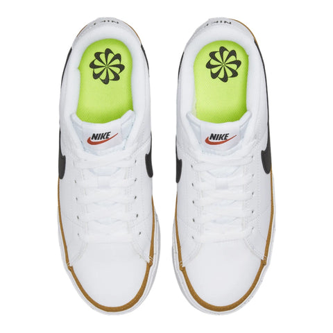 Nike Tenis Court Legacy LO NN Blanco/Naranja, para Mujer