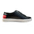 Kenneth Cole Tenis Charlesroad Lace Up Sneaker Negro/Rojo, para Hombre