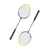 Runic Set Raquetas para Badminton Avanz Carbón con Forro, 3 Piezas