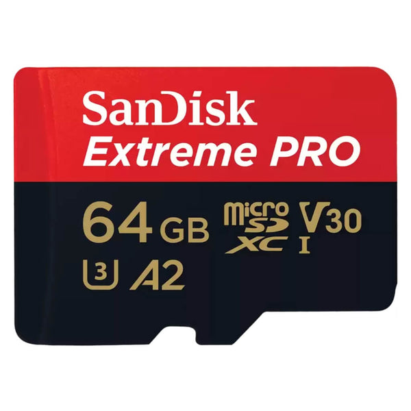 SanDisk Tarjeta de Memoria 64GB MicroSDXC con Adatador, SDSQXCU-064G-GN6MA