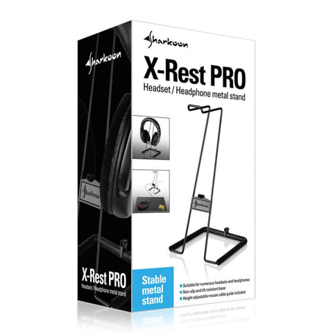 Sharkoon Soporte para Audífonos X-Rest Pro