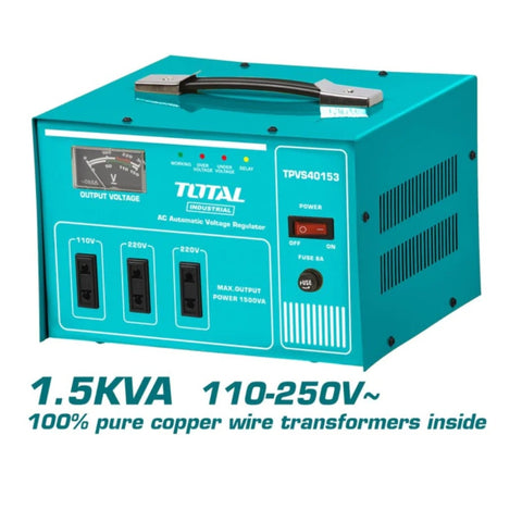 Total Regulador de Voltaje 110-250V, TPVS40153