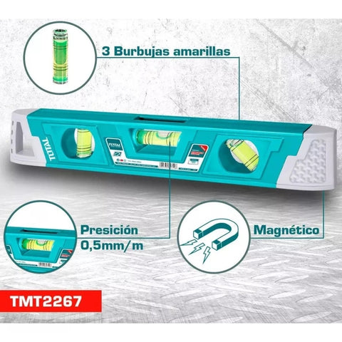 Total Nivel de Aluminio Torpedo MAG 10", TMT2267