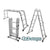 Total Escalera Multifuncional Aluminio, THLAD04431