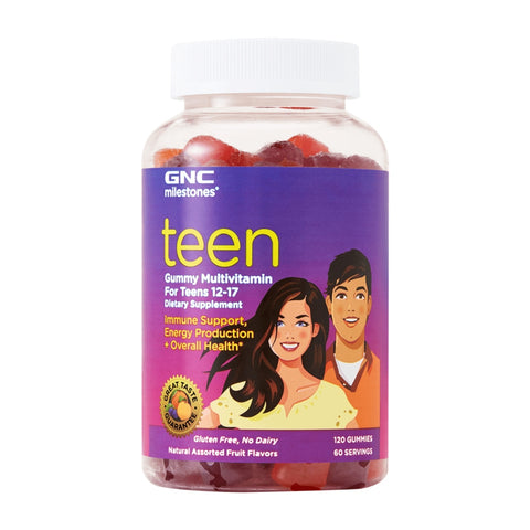 GNC Suplemento Alimenticio Teen Gummy Multivitamin, 120 Gomitas