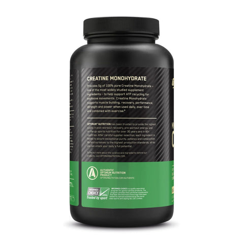 Optimun Nutrition Suplemento Deportivo Monohidrato de Creatina, 300g