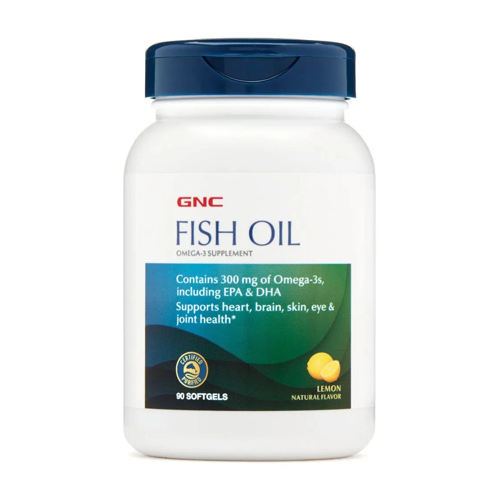 GNC Suplemento Alimenticio Fish Oil Omega 3, 90 Cápsulas