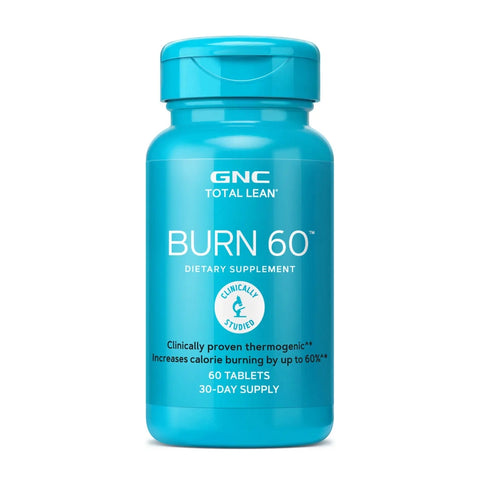 GNC Suplemento Alimenticio Total Lean Burn 60, 60 Tabletas