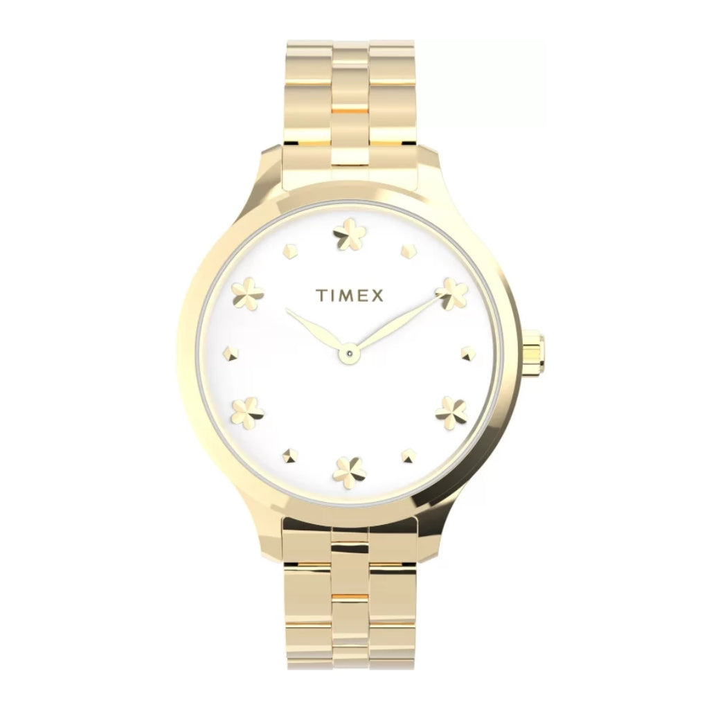 Timex Reloj Análogo para Mujer Peyton Acero Inoxidable, TW2V23300VT