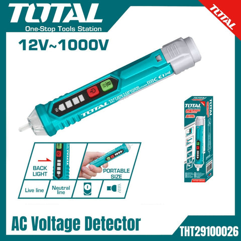 Total Probador de Voltaje Digital Tipo Lápiz, THT29100026